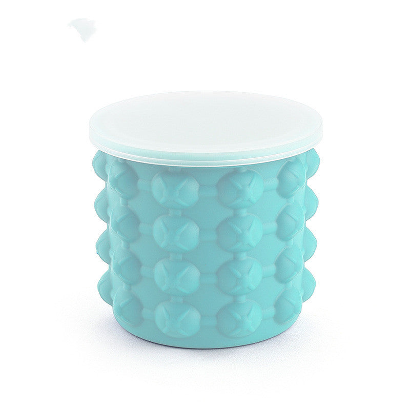 Silicone Ice Maker Quick Cold Ice Bucket Ice Cube Storage Silicone Bucket