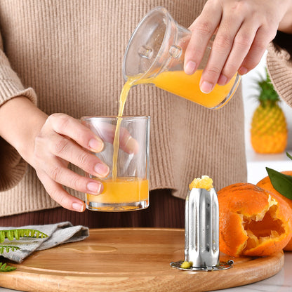 No-cut and easy-to-carry outdoor camping orange juicer