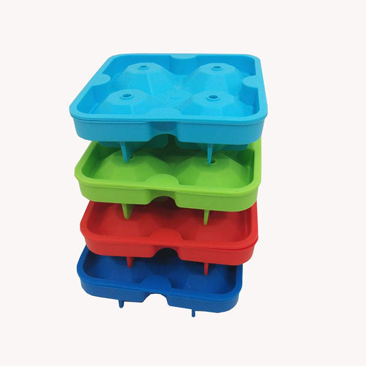 Household Simple Silicone Four-hole Ice Maker
