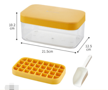 Ice Cube Mold Silicone Ice Tray Ice Making Mold Ice Box Ice Ball Storage Box Artifact