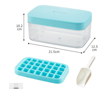 Ice Cube Mold Silicone Ice Tray Ice Making Mold Ice Box Ice Ball Storage Box Artifact