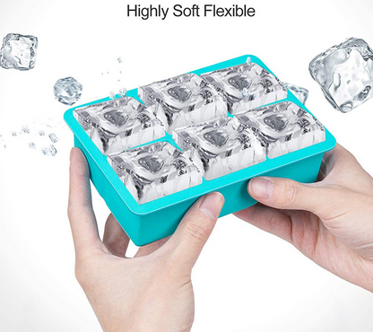 Amazon Homemade Ice Tray Mold Silicone Ice Hockey Ice Cubes