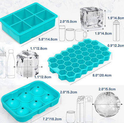 Amazon Homemade Ice Tray Mold Silicone Ice Hockey Ice Cubes