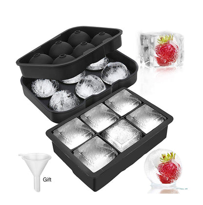 Amazon Homemade Ice Tray Mold Silicone Ice Hockey Ice Cubes