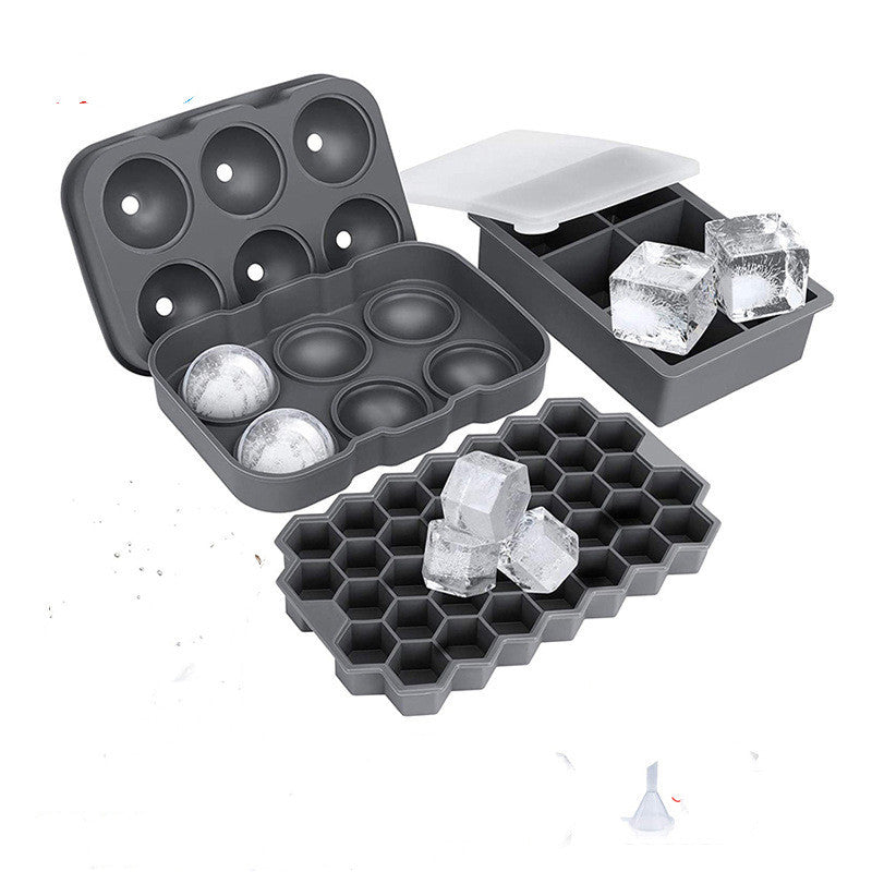 Amazon Homemade Ice Tray Mold Silicone Ice Hockey Ice Cubes