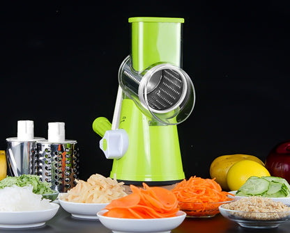 Manual Kitchen Accessories Multifunctional Round Mandoline