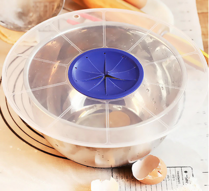 Plastic Eggs Mixer Anti Splash Lid Gadget for Egg Beater Bowl Cover