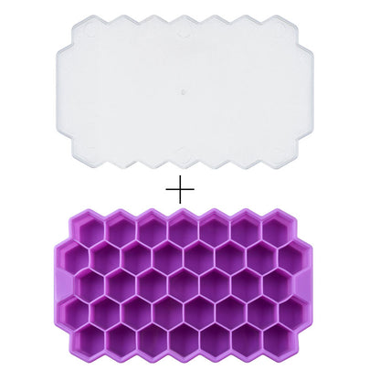 Honeycomb silicone ice tray