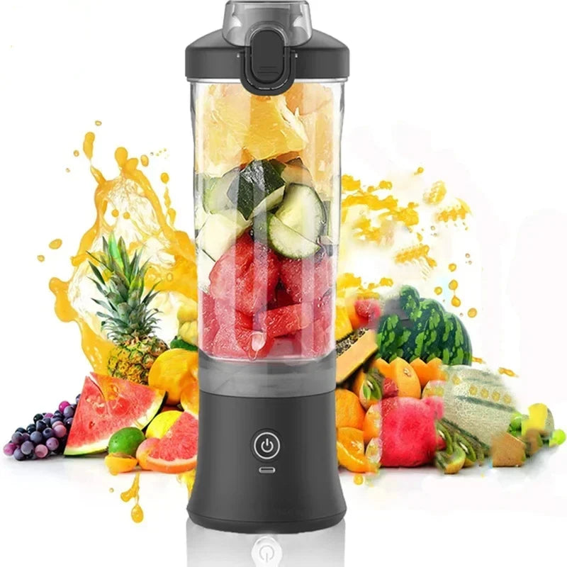 Portable Blender 600ML Electric Juicer Fruit Mixers