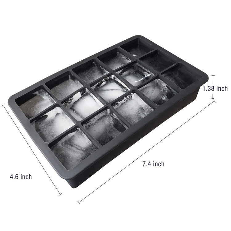 Silicone Ice Tray, 15 Blocks Of Silicone Ice Tray