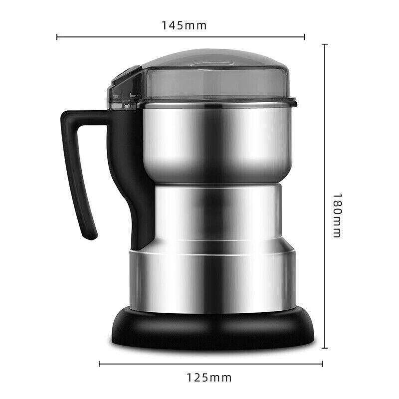 100W Electric Coffee Grinder Grinding Milling Bean Nut Spice Matte Blade Blender