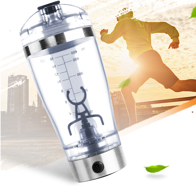 Electric Protein Shake Stirrer USB Shake Bottle Milk Coffee Blender