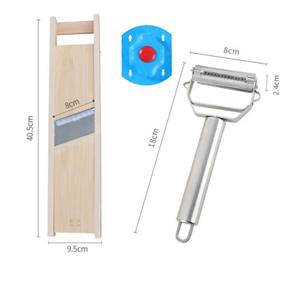 Rub Thin Slices With Adjustable Vegetable Cutter