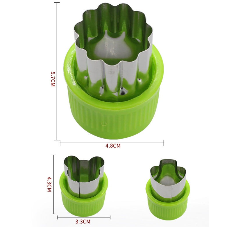 Vegetable Fruit Flowers Cartoon Cutter Mold Shape Tools