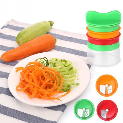 Food Slicer 3 In 1 Potato Spiralizer Multi-function Cutter