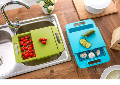 Multifunction Kitchen Chopping Blocks Sinks Drain Basket