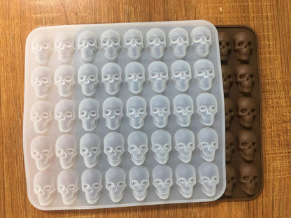 Halloween 40 Skull Ice Cube Baking Mould