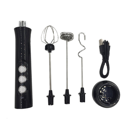 Whisk milk frother three-in-one 3-speed speed regulation