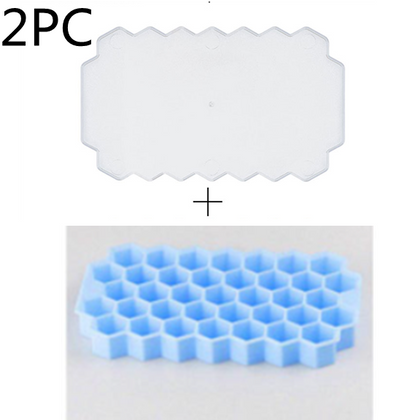 Honeycomb silicone ice tray