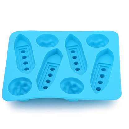 Summer Creative Ship Ice Tray-silicone Ice Mold TITANIC Ice Cube Mold