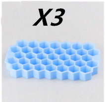 Honeycomb silicone ice tray