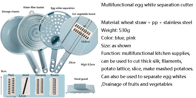 TheHomeFace 8 In 1 Multipurpose Vegetable Slicer ™