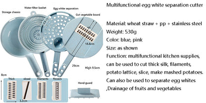 TheHomeFace 8 In 1 Multipurpose Vegetable Slicer ™