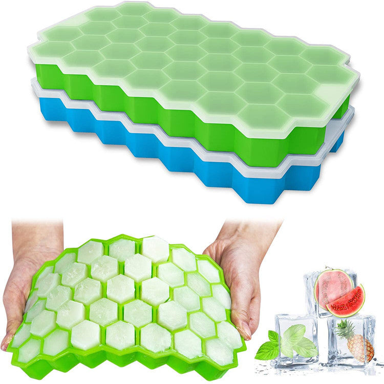 Honeycomb silicone ice tray