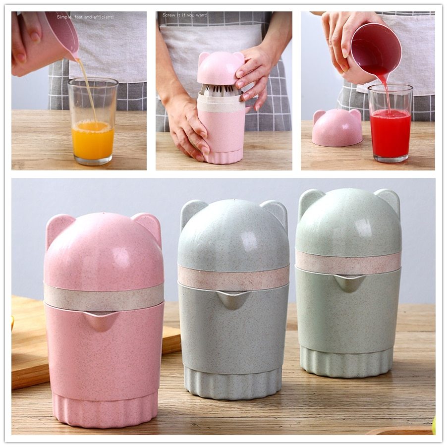 Straw manual juicer