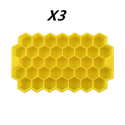 Honeycomb silicone ice tray