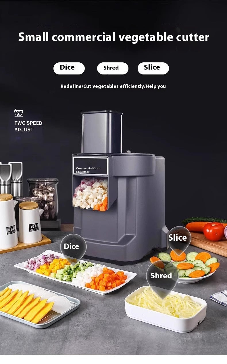 Commercial Vegetable Cutter Multi-function Automatic Dicing Slice