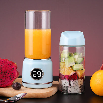 Electric charging juicer cup