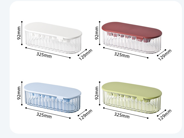 Creative PET Ice Tray Homemade Large-capacity Ice Cube Mold