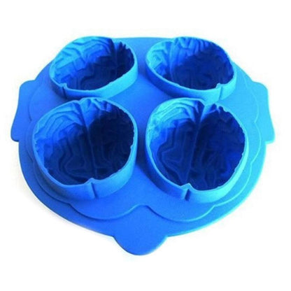 Brain Shape Ice Lattice Mold Halloween Party Supplies Creative Kitchen