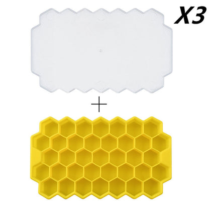 Honeycomb silicone ice tray