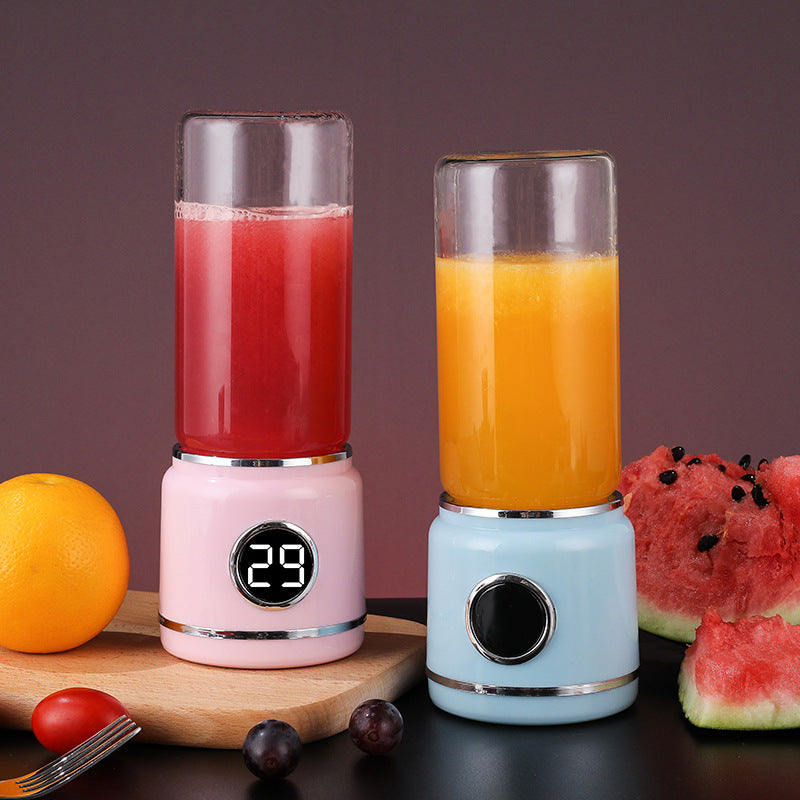 Electric charging juicer cup