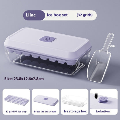 Ice Cube Mold Household Ice Hockey Silicone Press Ice Cube Tray