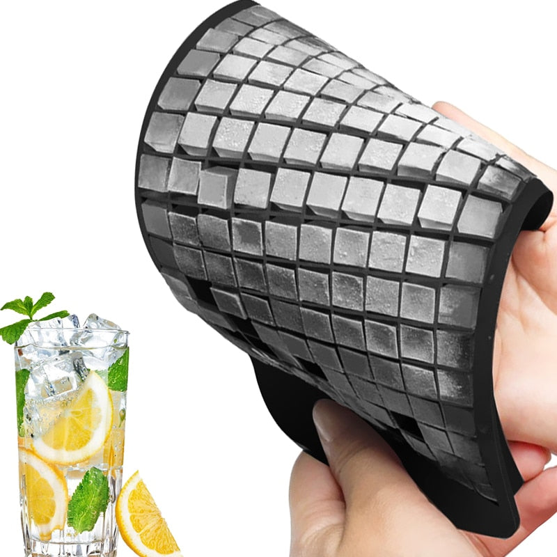 160 small square silicone ice tray