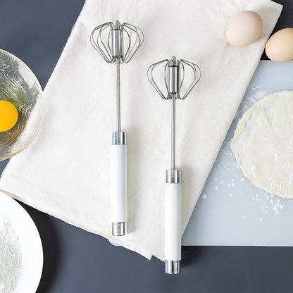 Semi-automatic Stainless Steel Egg Beater Whisk Hand Pressure