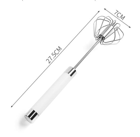 Semi-automatic Stainless Steel Egg Beater Whisk Hand Pressure