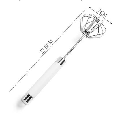 Semi-automatic Stainless Steel Egg Beater Whisk Hand Pressure