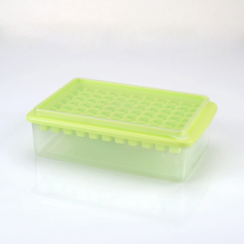 Fashionable Ice Tray With Fresh-keeping Box Multi-cell Ice Box Homemade Ice Shovel