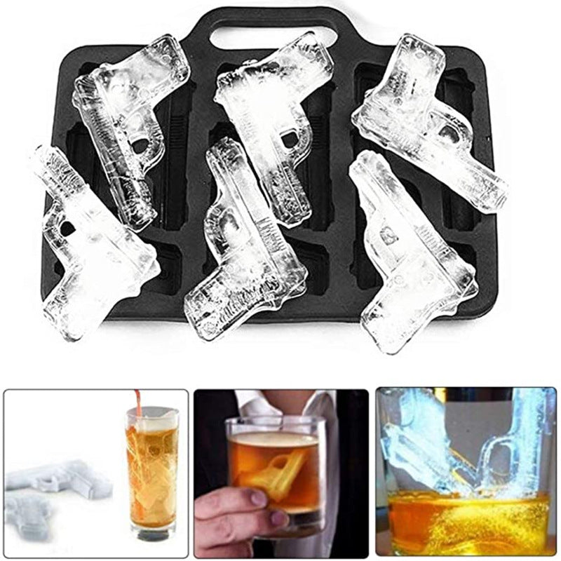 Creative 3D Skull Mold Ice Cube Tray Silicone Mold Soap Candle Moulds