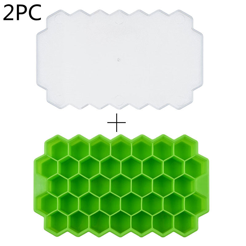 Honeycomb silicone ice tray