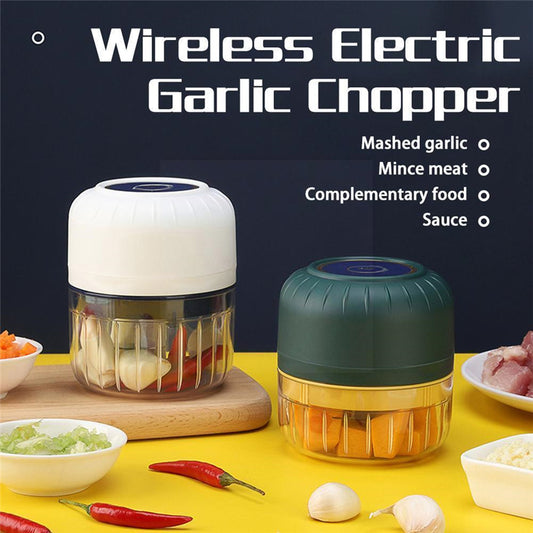 Household Portable Kitchen Electric Garlic Crusher