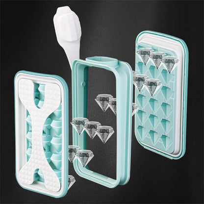 2in1 Portable Silicone Ice Ball Mold Ice Maker Water Bottle Ice Cube Mould Bottle