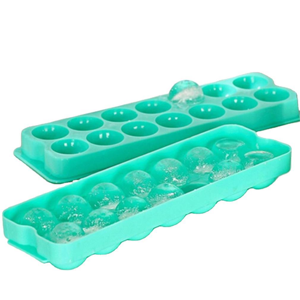 Household Silicone Ice Tray Mold With Lid