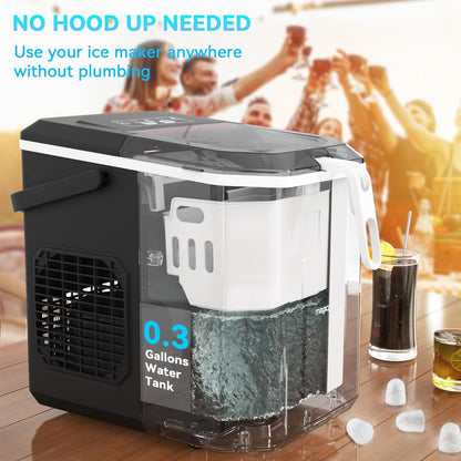 Ice Makers Countertop Ice Machine With Carry Handle