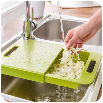 Multifunction Kitchen Chopping Blocks Sinks Drain Basket