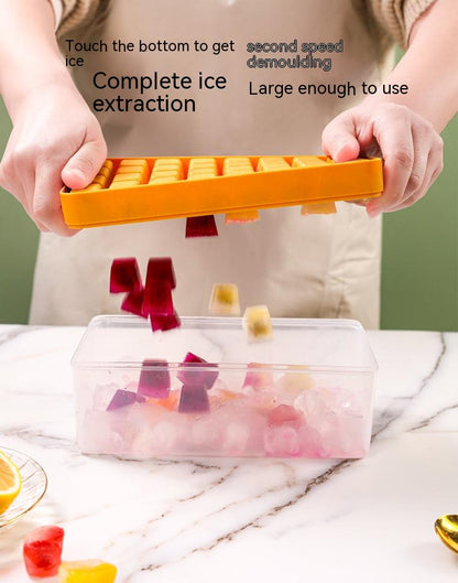 Summer New Silicone Ice Tray Food Grade Ice Cube Mold